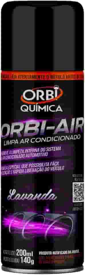 Spray Higienizador Orbi-Air Limpa Ar Condicionado Automotivo Fragrância Lavanda - Orbi Química