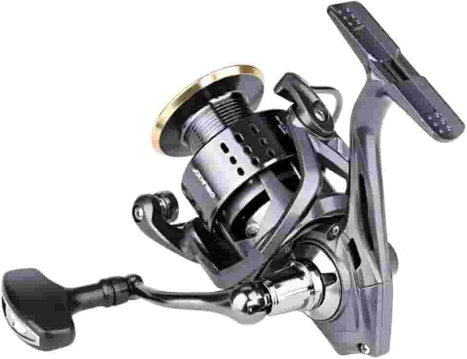 Molinete para Pesca Marinha Sem Folga - Ultra Leve com Estrutura Metálica, 20kg Arrasto Suave Carretilha para Pesca, Anti-Corrosão - Molinete Rotativo Resistente para Água Salgada