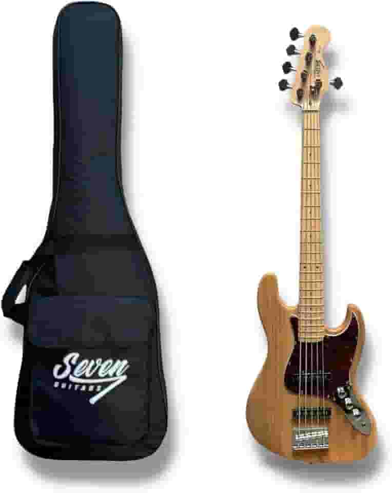 Contrabaixo Jazz Bass Seven 5 Cordas Sjb-57 NT Com Bag