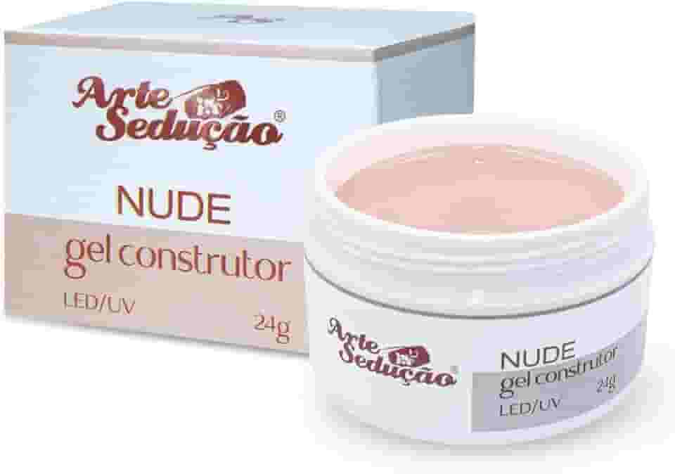 Gel para Unhas Arte Sedução Nude, 24g, Gel Construtor Alongamento de Unhas