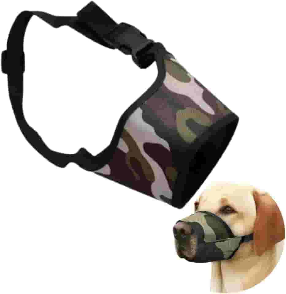 Focinheira Ajustável Pet Cães Cachorros Poliéster Resistente