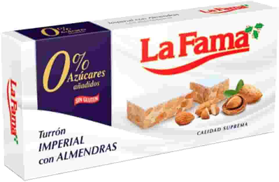 Torrone Espanhol La Fama Imperial Sem Açúcar 150g