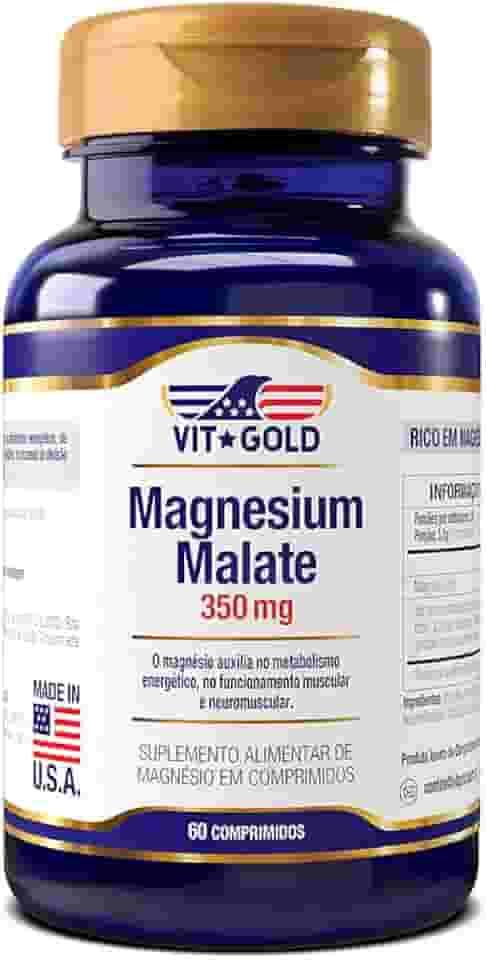 Magnesio Dimalato 350mg Vitgold 60 comprimidos