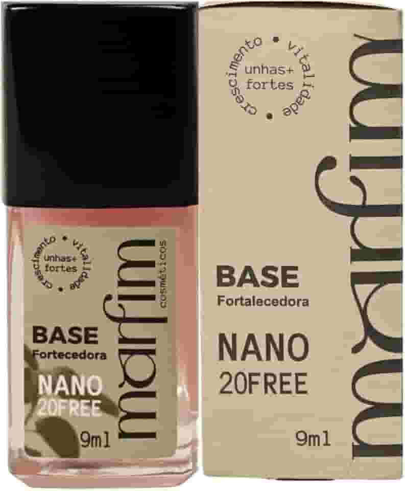 Base Fortalecedora NANO Marfim - Tratamento Para Unhas Fracas E Quebradiças - Leve 1 Unidade ou Monte Seu Kit (1 Unidade)