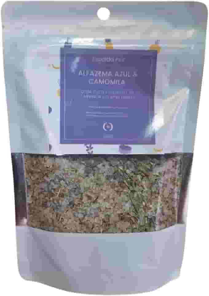 Escalda-Pés Aromático com Alfazema Azul e Camomila, Sal Marinho e Óleos Essenciais, 200g