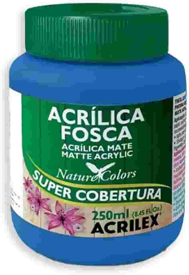 Tinta Acrílica Fosca - Nature Colors Acrilex 250 ml Azul - 559