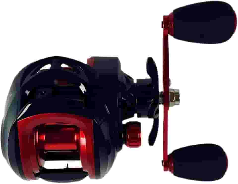 Carretilha Baitcaster Anti-Backlash 19+1 Rolamentos, Alta Velocidade 8.1:1, Força de Tração 15kg, Carretilha para Pesca Esportiva Profissional