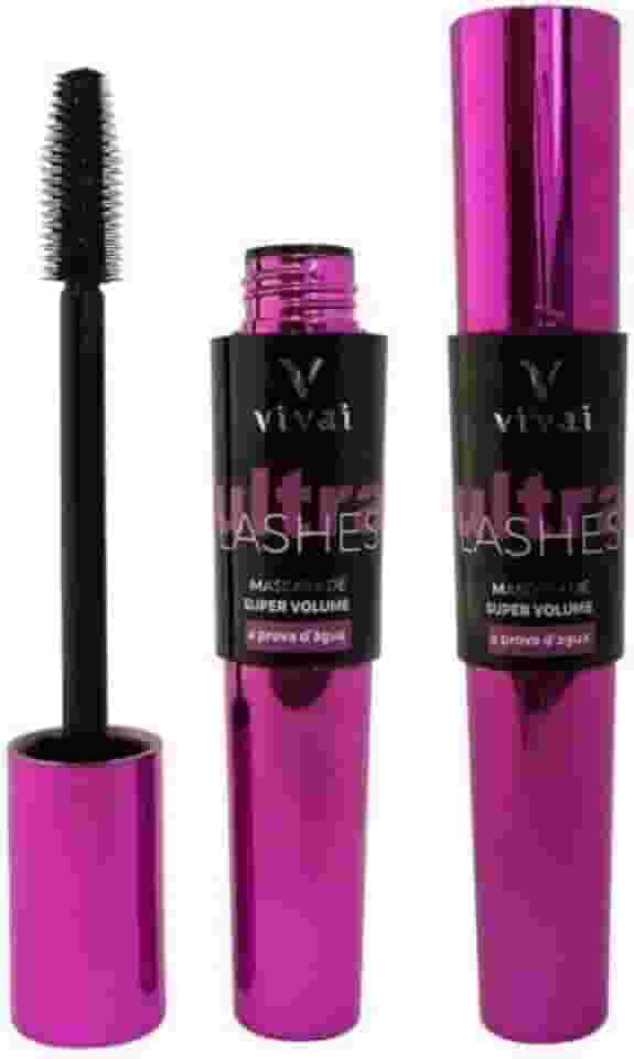Máscara Para Cílios À Prova Dágua Rimel Vivai Mega Volume 8 ml