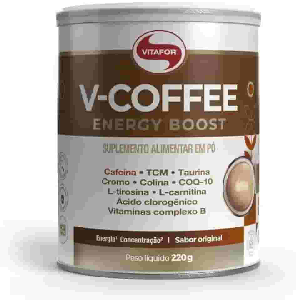 V-Coffee Energy Boost - 220g Sabor Original - Vitafor