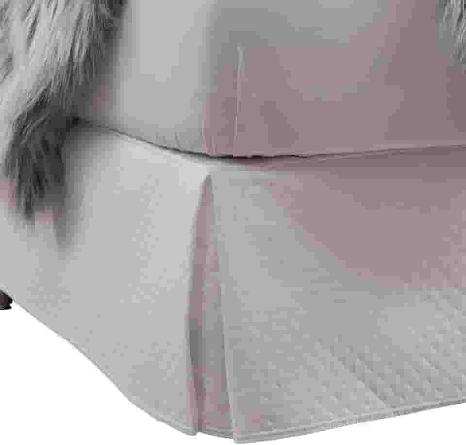 Saia Matelada Para Cama Box (QUEEN, Branca)