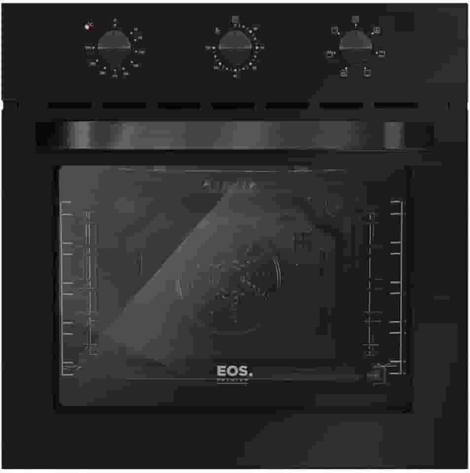 Forno Elétrico de Embutir Eos 72 Litros Convection Porta de Vidro All Black Efe72epm 220v
