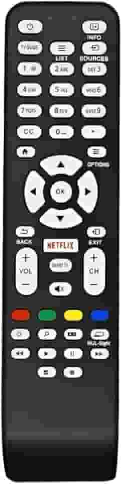 Controle Remoto Compatível com Smart TV Aoc com Tecla Netflix
