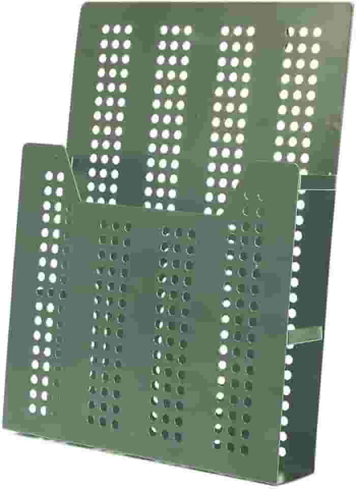 Oikos - Porta Revistas de Metal para Parede Ofício