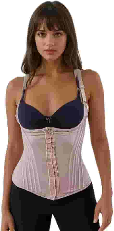 Cinta Modeladora Colete 12 Barbatanas Corselet Redutora Ci16