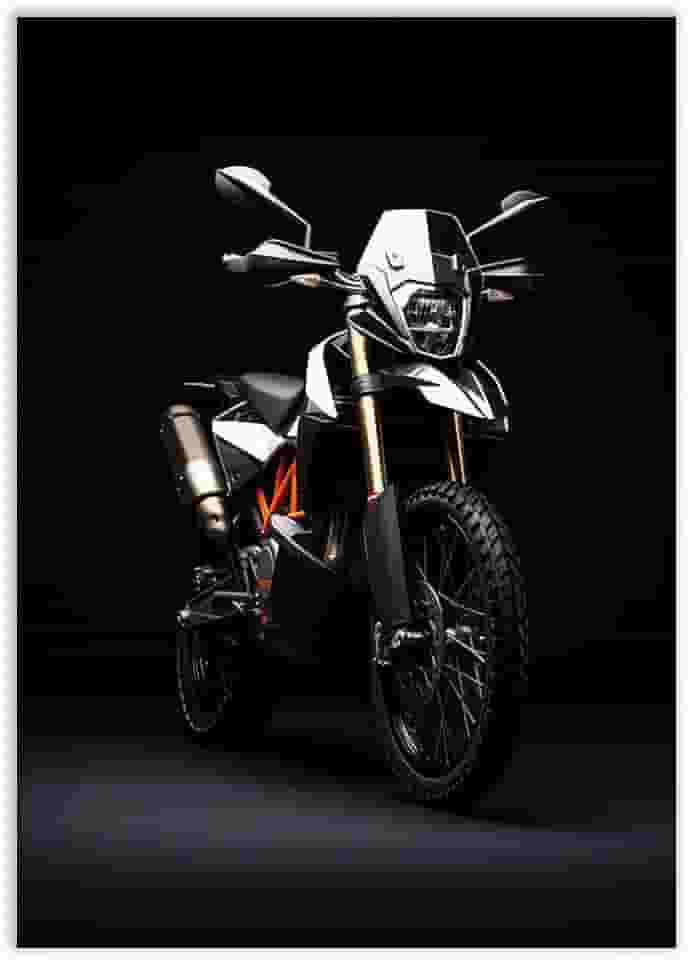 Placa Decorativa Moto Big Trail Ilustração Decoração Poster Quarto Sala