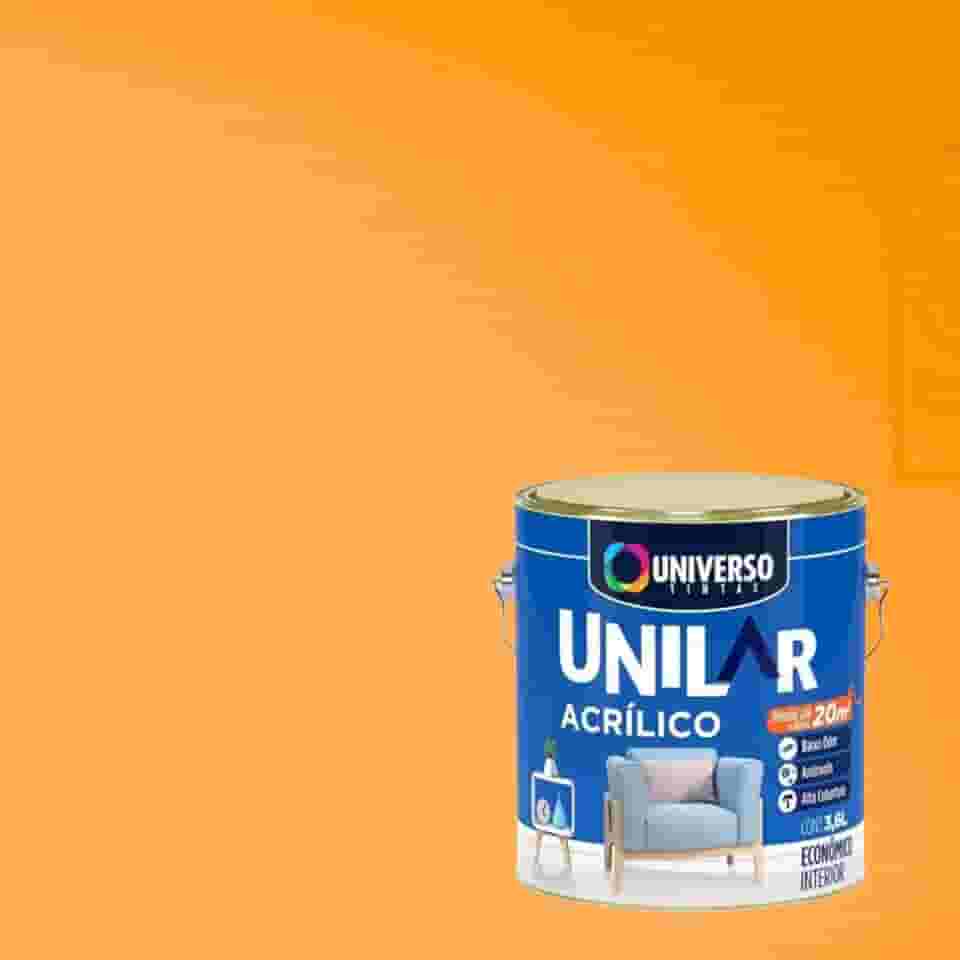 Tinta Acrílica Antimofo Unilar 3,6l Escolha sua Cor (Mostarda)