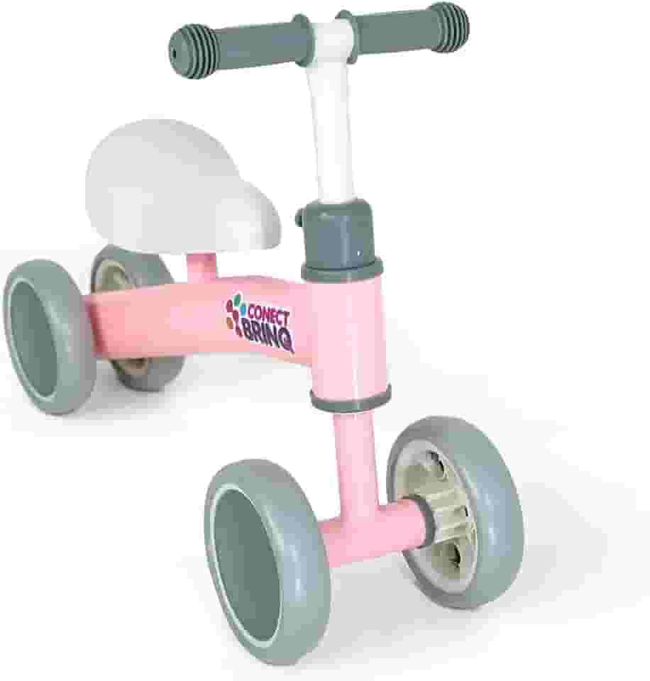 BICICLETA DE EQUILÍBRIO INFANTIL CARRINHO 4 RODAS PASSEIO MEGA COMPRAS