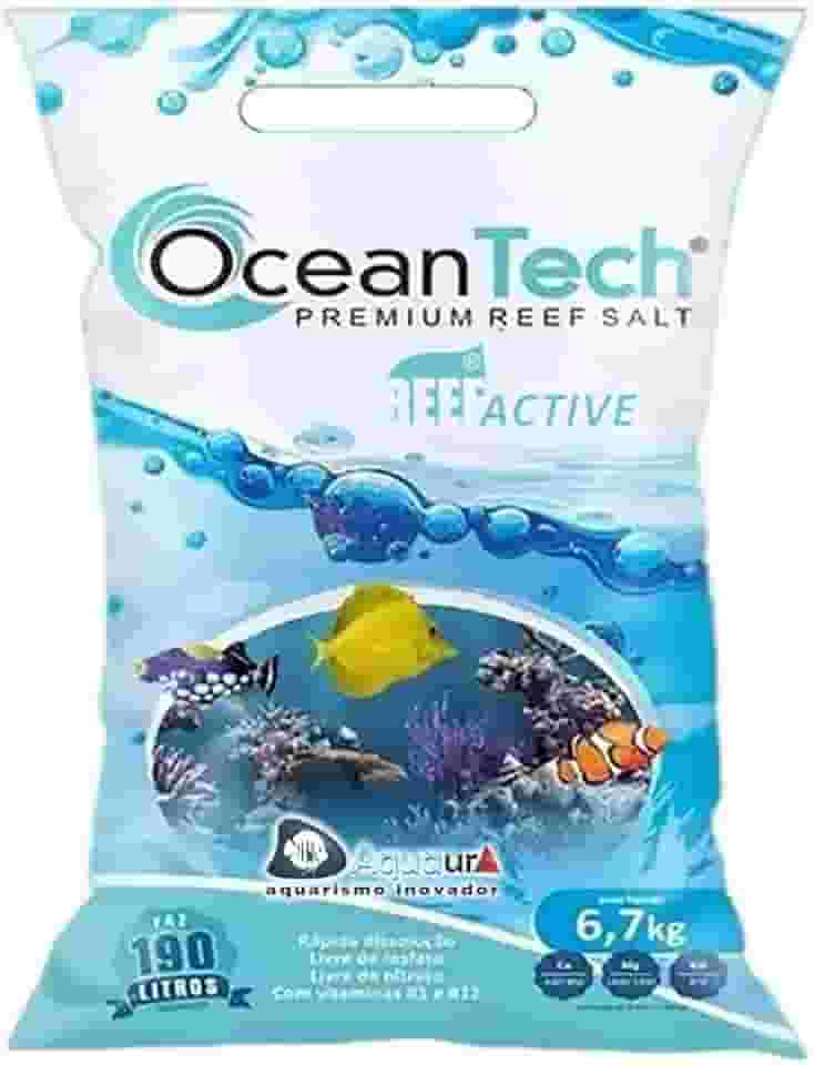 Sal Marinho Para Aquarios Reef Active 6,7kg - Ocean Tech