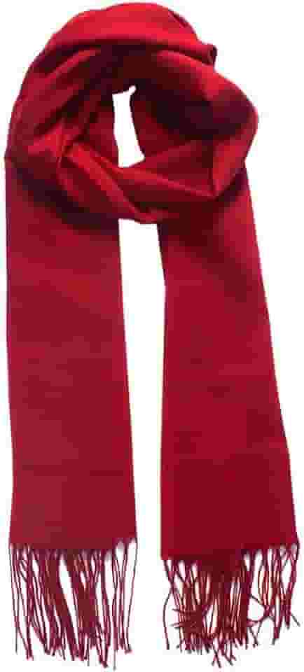 Cachecol Echarpe Feminina Lisa com Franja 170x65cm Toque Macio, Ideal para Outono Inverno e Meia Estação