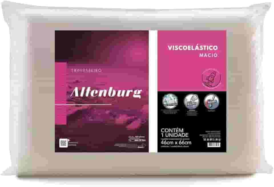 Travesseiro Altenburg Viscoelástico Nasa antipressão Marfim