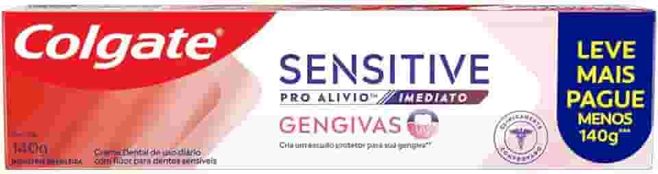 Colgate Creme Dental para Sensibilidade Sensitive Pro Alívio Imediato Gengiva 140g