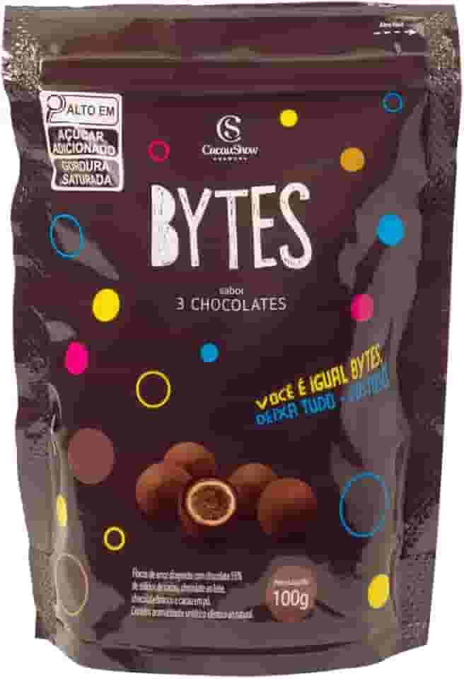 Bytes 3 Chocolates 100g Cacau Show