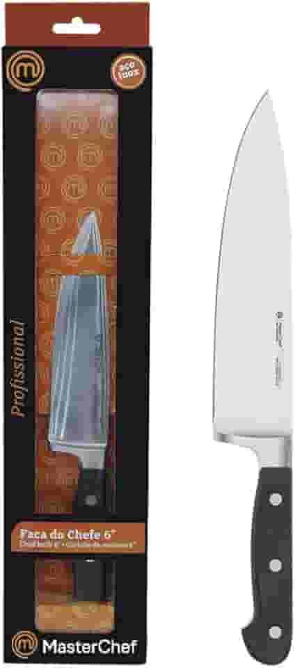 Faca Cortex Premium Forjada 6', MasterChef MCF-252, Cinza