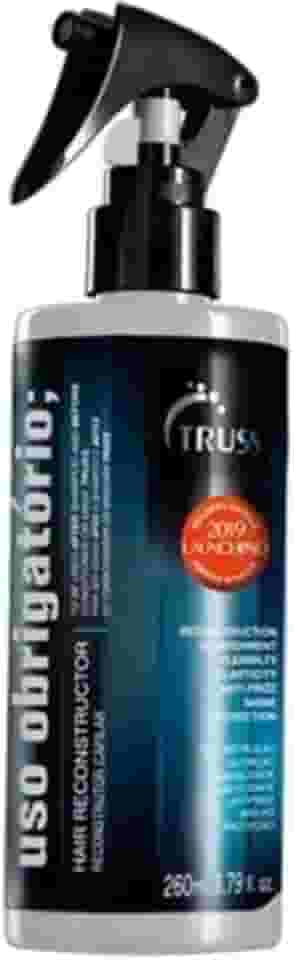 Truss Reconstrutor Uso Obrigatório | Tratamento Capilar com Proteção Térmica, Brilho e Redução de Quebra | 260ml