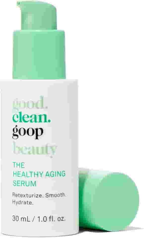 good.clean.goop Beauty The Healthy Aging Serum | Sérum Facial com Ácido Tranexâmico, Ácido Shikimico e Óleo de Goji Berry | Sérum para ajudar a suavizar rugas e linhas finas | Sérum antienvelhecimento