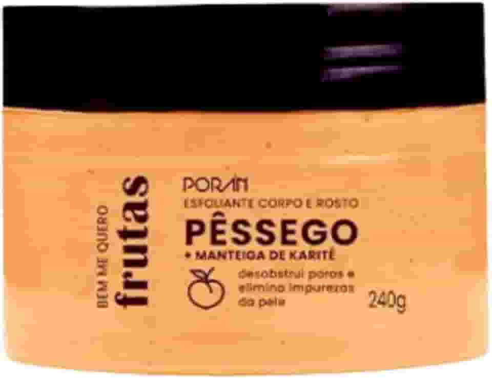 PORAN ESFOLIANTE CORPO ROSTO PESSEGO KARITE 240G