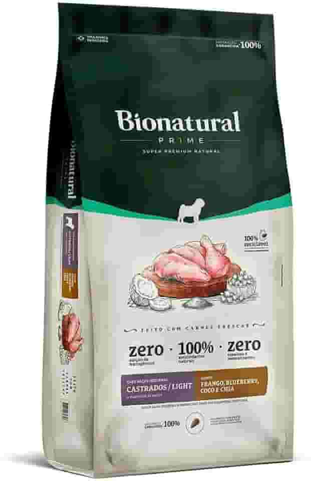 Bionatural Prime - Frango Cães De Raças Peq. Castrados ou Light 2,5kg