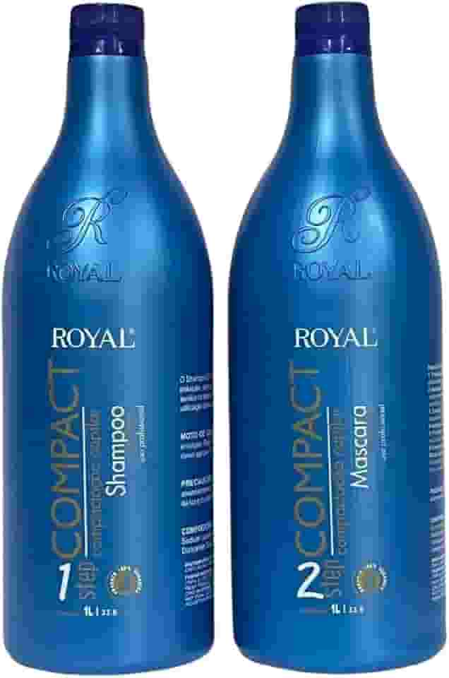 Compact, Kit Shampoo e Selagem Termica sem Formol, 1L