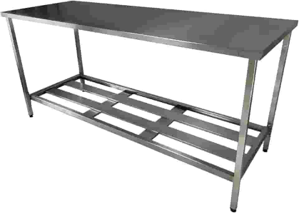 Mesa Inox Industrial Nortinox 190x70x90cm