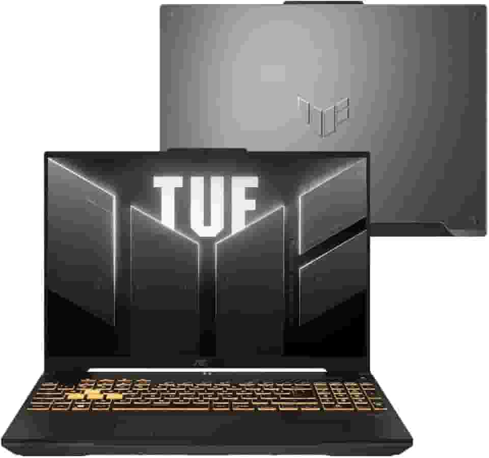 Notebook ASUS TUF Gaming F16 Intel Core 5, RTX 4050, 16 GB, 512 GB SSD, W11 Home,Tela 16.0'' FHD, Mecha Gray - FX607VU-RL053W