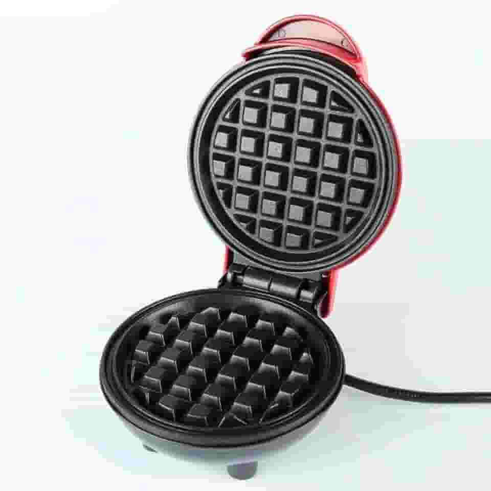 Kit Completo Forno de Pizza Elétrico - Máquina de Waffles e Donuts, Portátil, Antiaderente, 110V