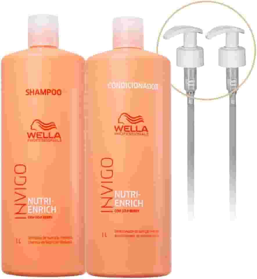 Kit Wella Professionals Invigo Nutri-Enrich Duo Válvula (4 produtos)