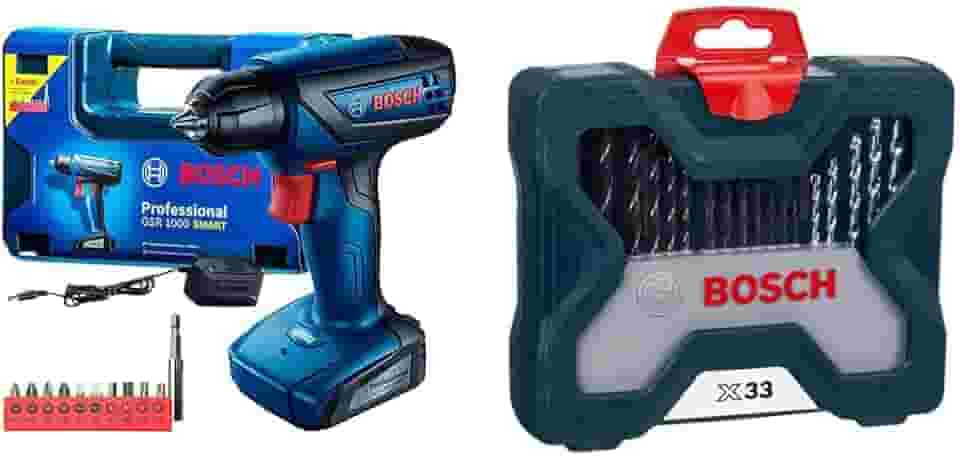 Kit Bosch GSR 1000 Smart + Kit X-Line 33pç