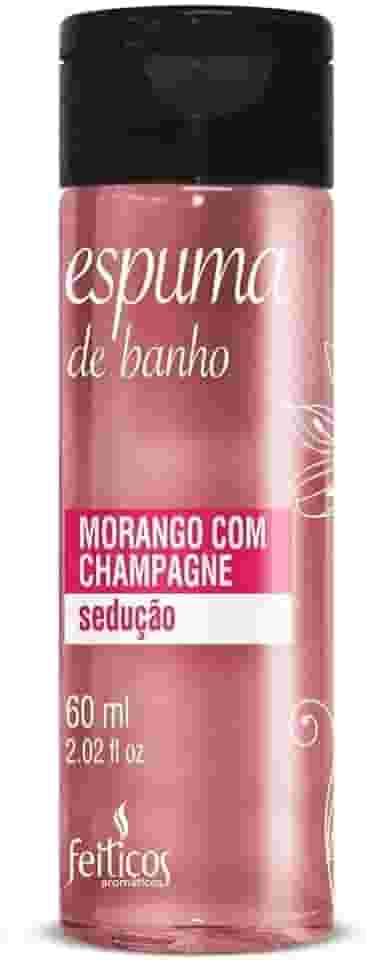 Espuma de Banho - Morango C/ Champagne - 60 Ml, Feitiços Aromáticos