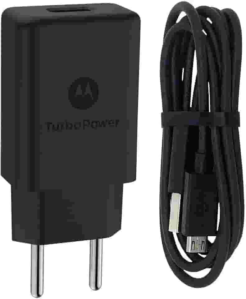 Motorola, Carregador Turbo Power™ 18W, Cabo USB-A, USB-C, Porta USB-A