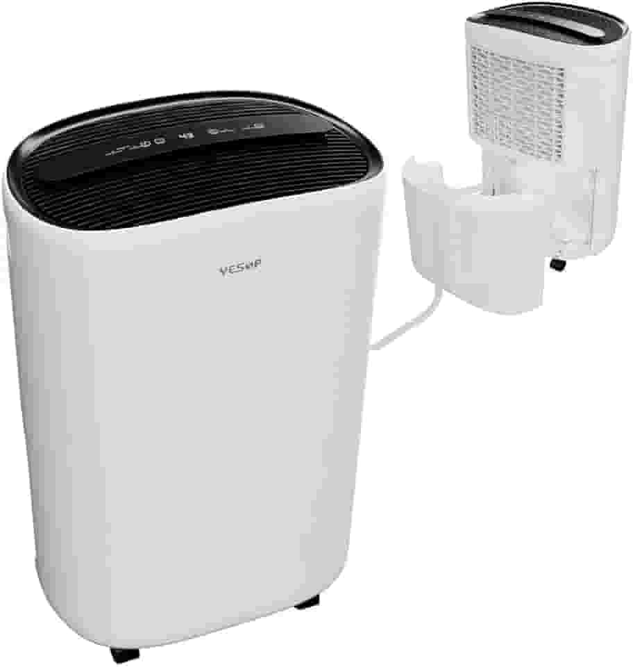 YESOP Desumidificador Compressor De Ar Elétrico Industrial Função De Purificação De Pr Incluída 110v - 20 Litros Por Dia - Ambientes Grandes