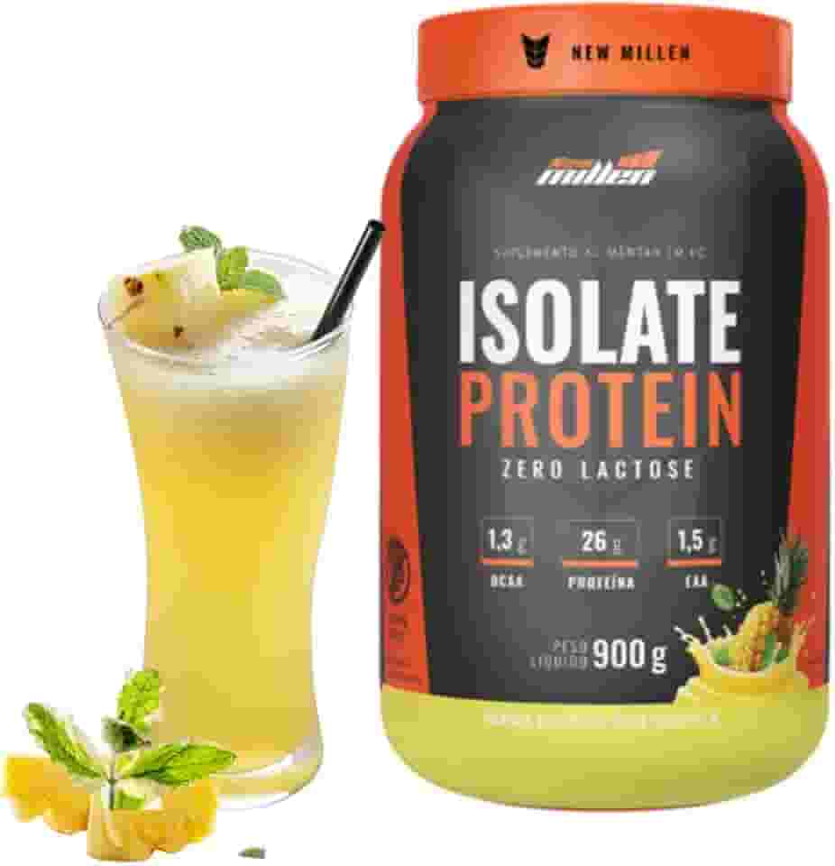 Whey Isolate Protein Zero Lactose Abacaxi com hortelã New Millen 900