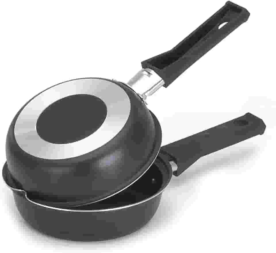 Frigideira Dupla Hamburgueira com Revestimento Antiaderente 14cm