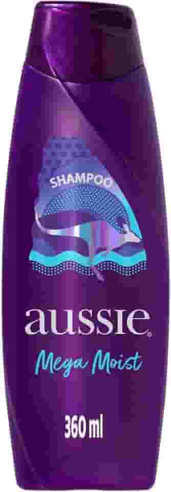Aussie Mega Moist Óleo de Jojoba e Alga Marinha Australiana Shampoo 360 ml