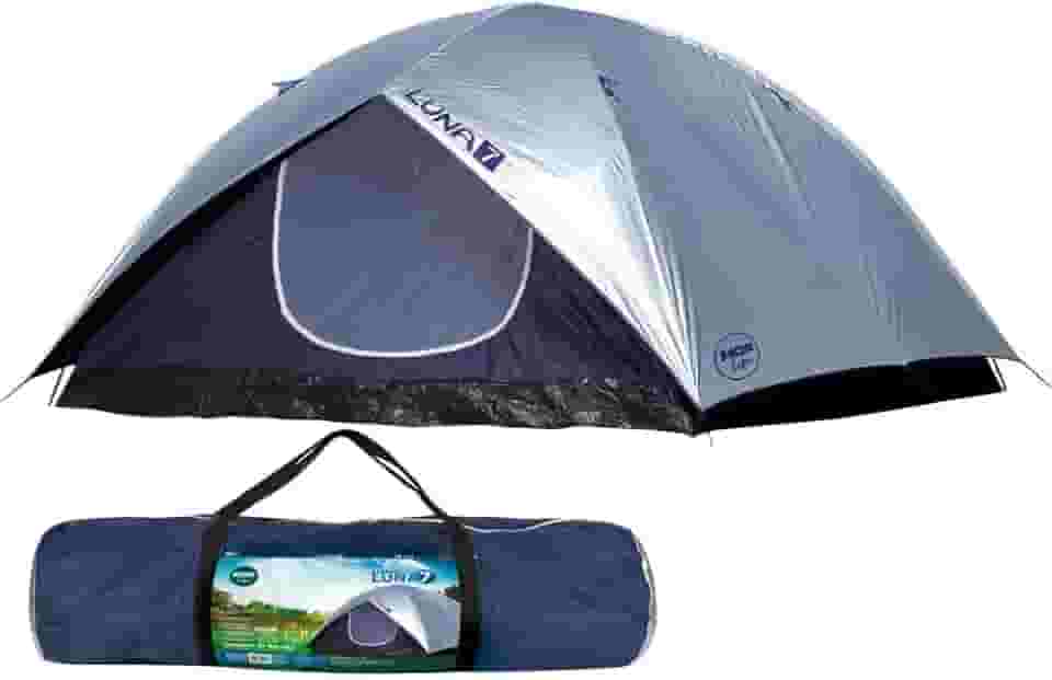 Barraca Camping Luna Para 7 Pessoas Impermeável Azul - Mor