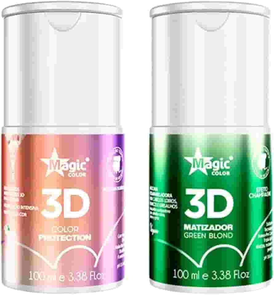 MAGIC COLOR KIT MATIZADOR GREEN BLOND+MASCARA DILUIDORA 100ML