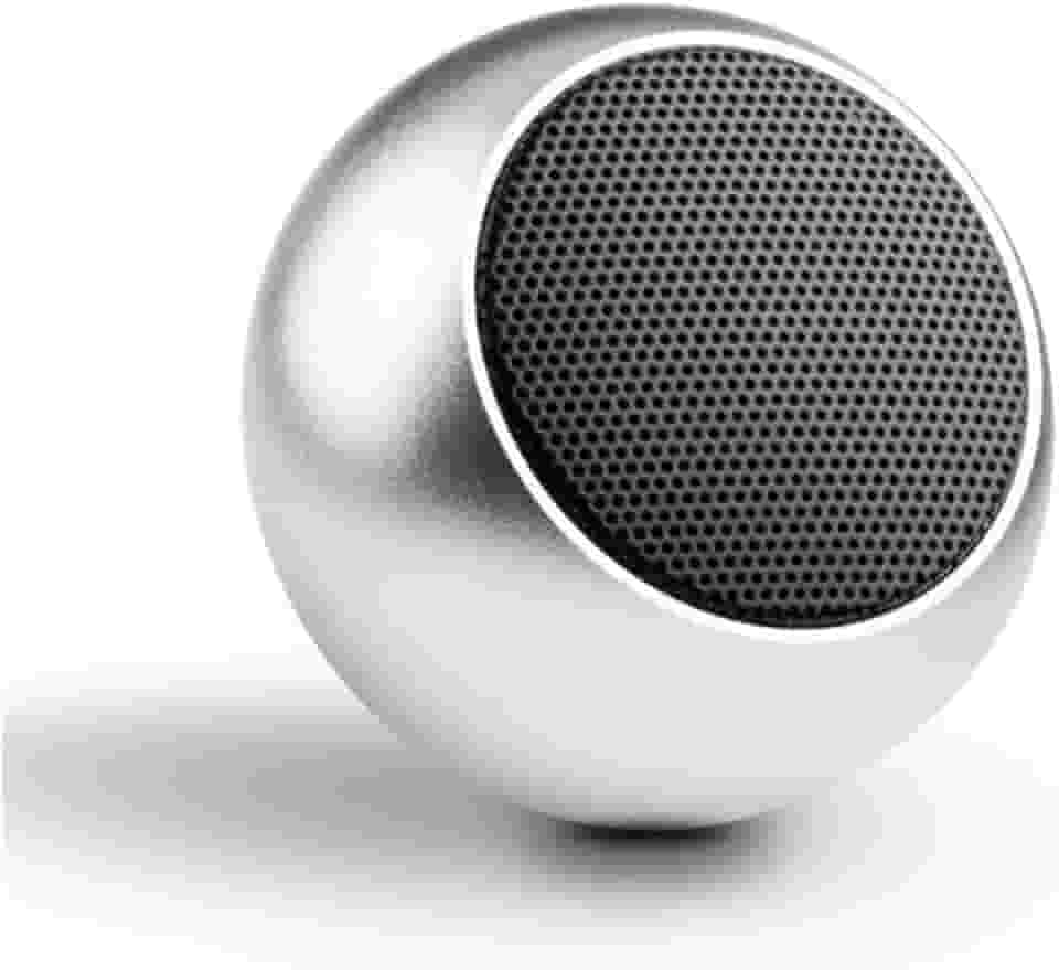 Caixa de Som Bolinha Bluetooth Super Potente Mini, sem fio, Tws Mini Speaker Amplificada (PRATA) - TYDA