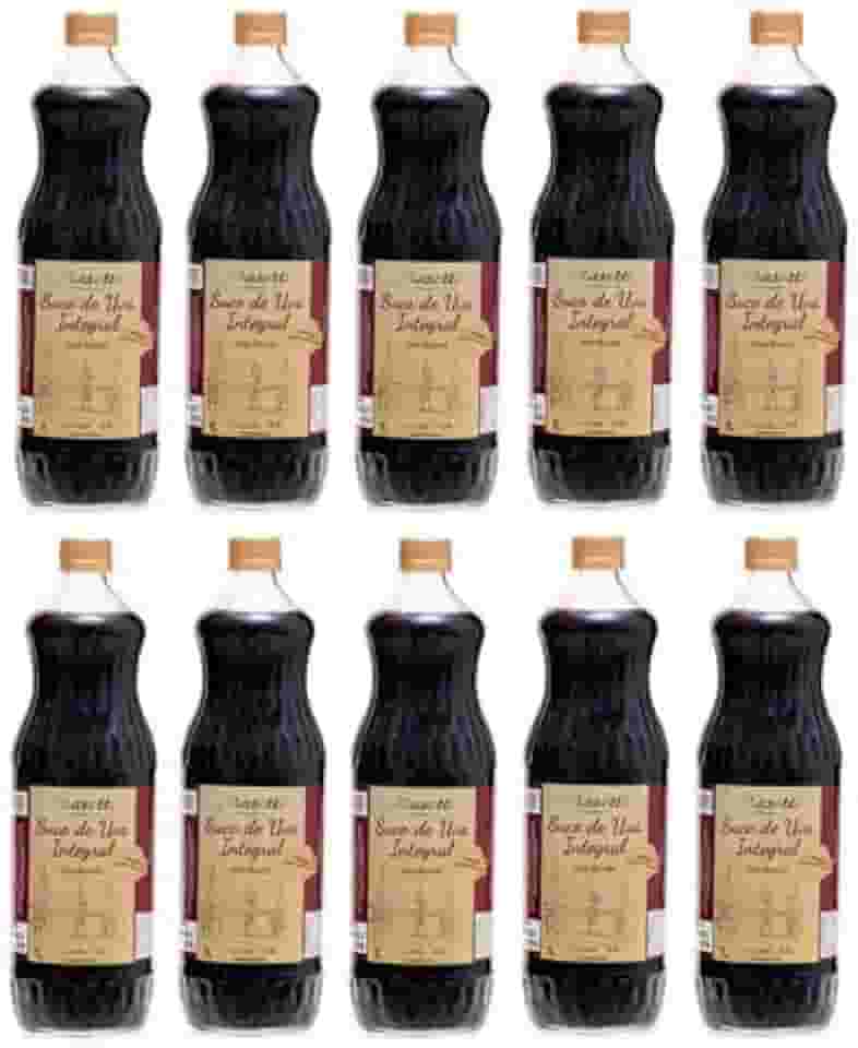 Suco Integral Uva Bôrdo 1l Vinícola Masotti Kit 10 Garrafas