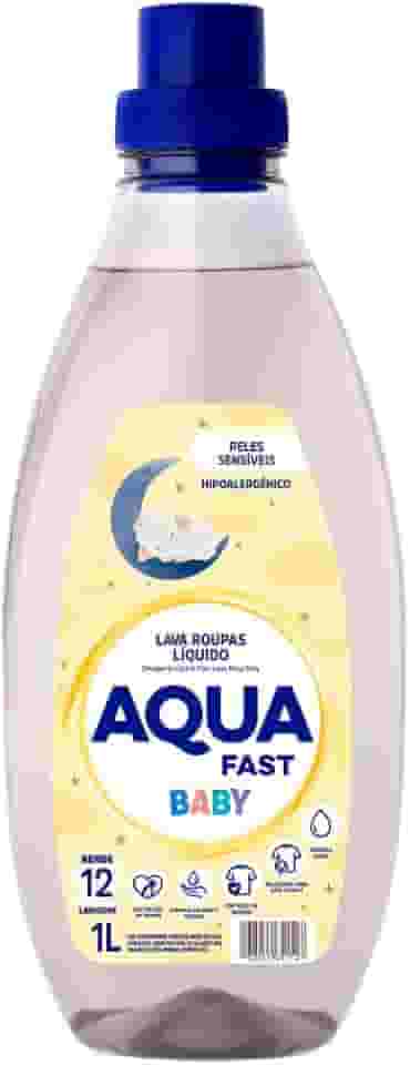 Baby Sabão Líquido Hipoalergênico para Roupas, 1L, Fórmula Suave para Peles Sensíveis