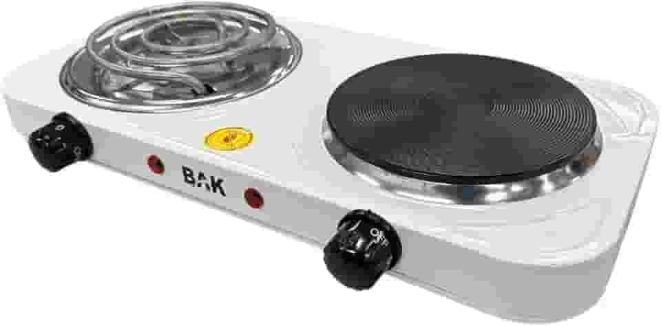 Fogareiro Elétrico 2 Bocas Cooktop Indução 2000W- 220V (BRANCO)