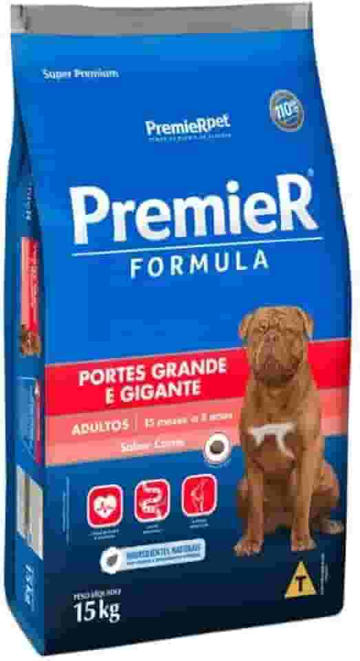 Ração Premier Fórmula Para Cães Adultos De Raças Grandes Sabor Carne 15Kg